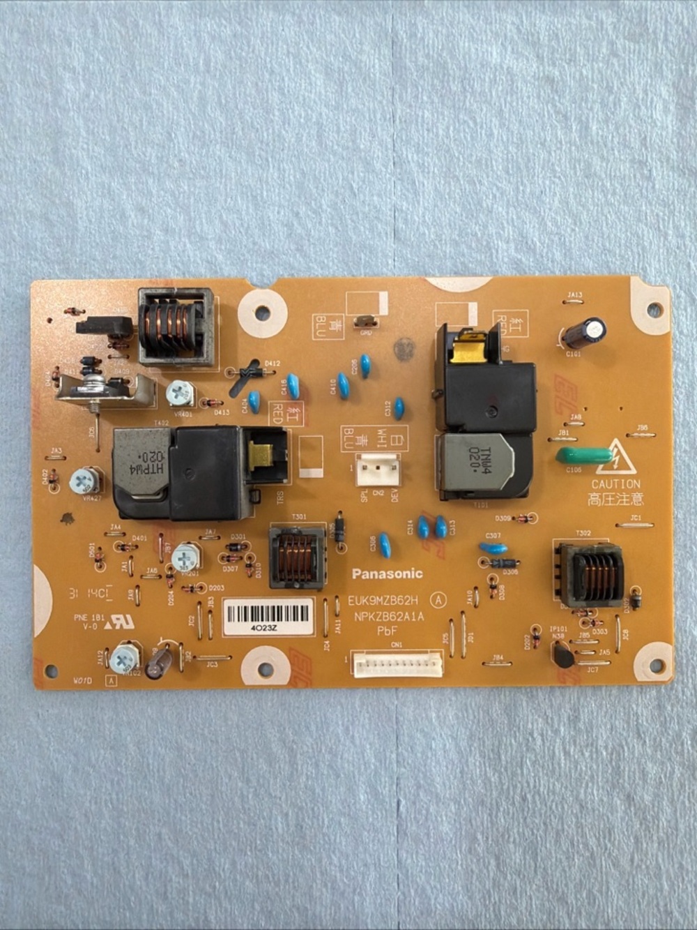 Panasonic printed circuit board EUK9MZB62H.